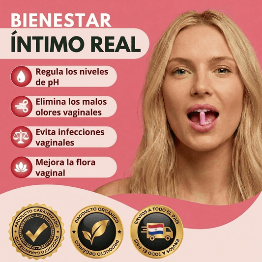 URO Probiótico Vaginal Avanzado: Cápsulas De Rápida Absorción para Balance Íntimo